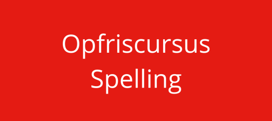 cursus spelling