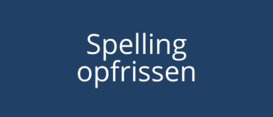 Training spelling Nederlands