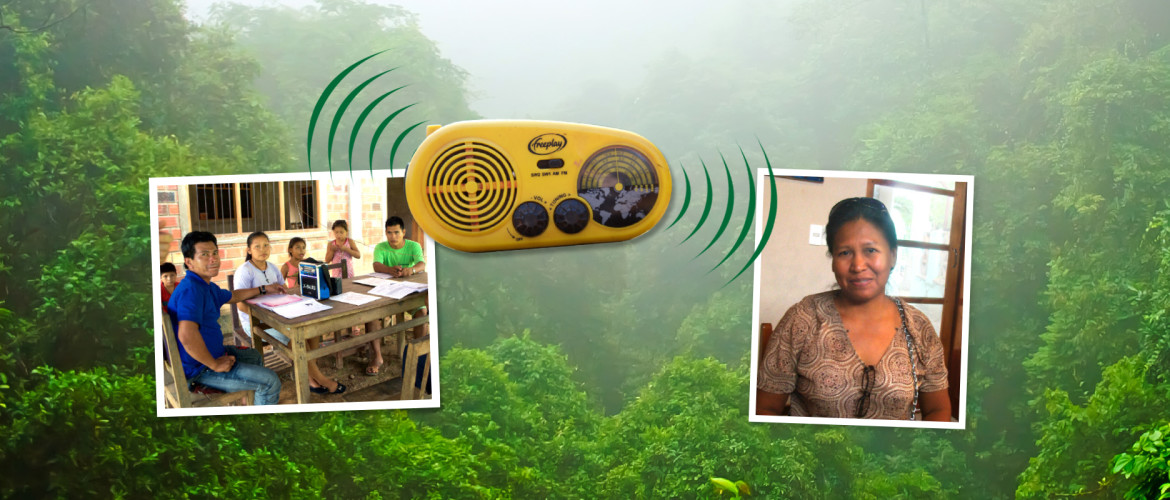 Thuisonderwijs in de jungle via de radio
