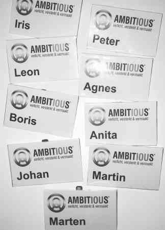 Badges Ambitious dj-demo avond