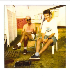 opa-en-ik op ameland camping duinoord