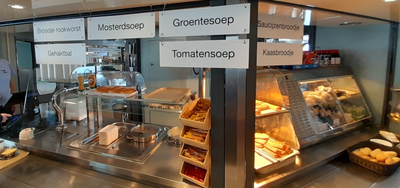 boot ameland eten en drinken aan boord