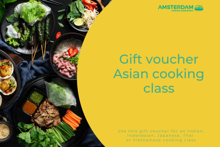 Gift voucher Asian cooking class at Amsterdam Cooking Workshops