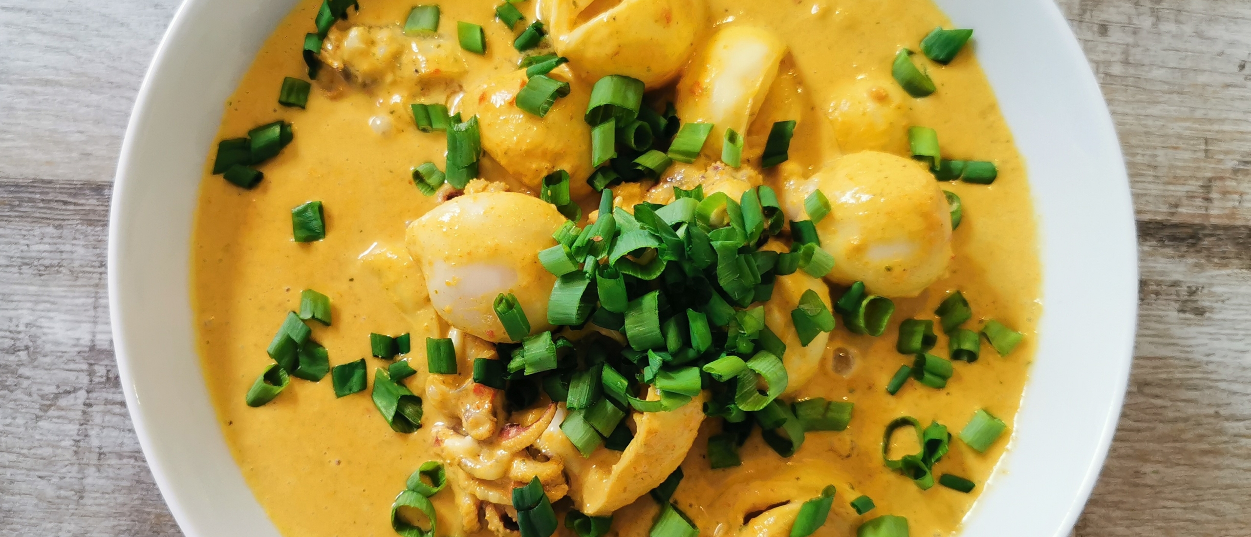Kare cumi recept (Indonesische baby inktvis curry)