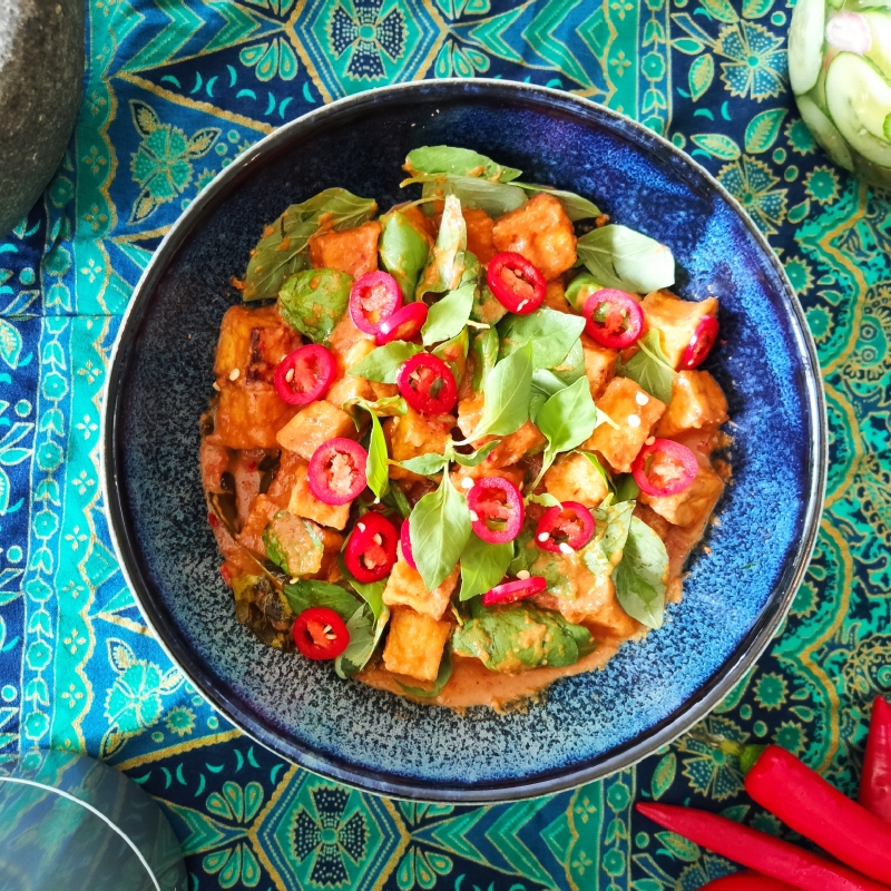 Sambal goreng tahu, Indonesische tofu curry recept van Amsterdam Cooking Workshops