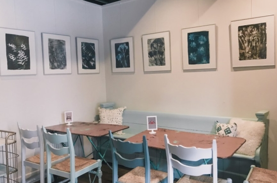 Monoprints bij Angelart Kunst&Zo