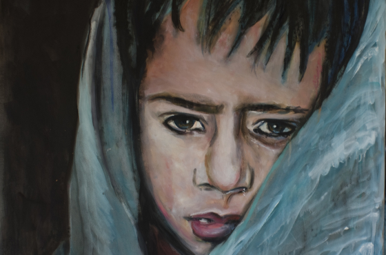 detail schilderij