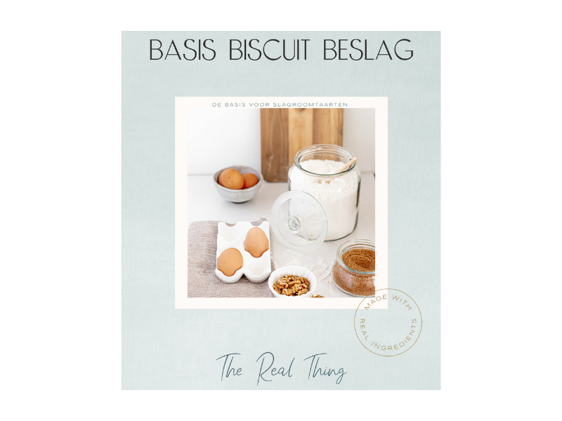 Basis biscuit voor taart