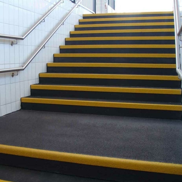 Hilitand Antislip plakband, van PEVA/PU, antislip, van rubber, voor trappen, treden, antislip, 5 m