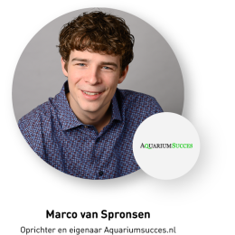 Marco van Spronsen Eigenaar Aquarium Succes