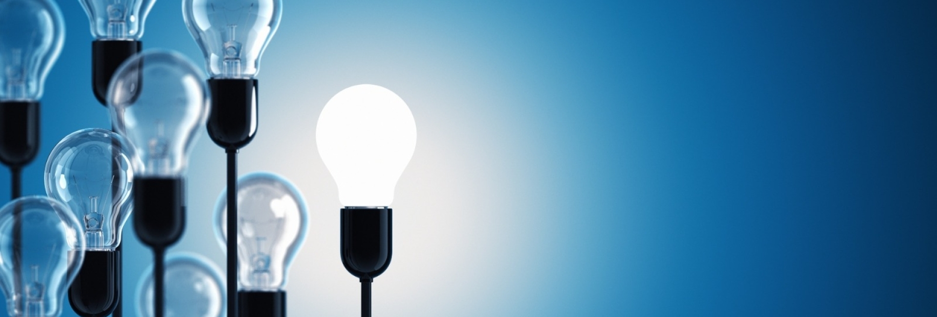 lightbulb blue