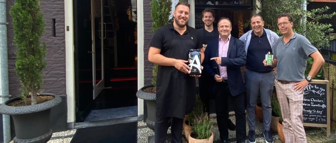 Proeflokaal Elburg bezoek Roberto Carenzetti en Fabio Menichelli