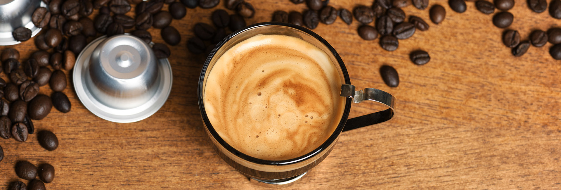 Koffie zetten met cups