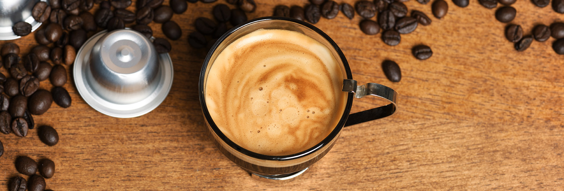 Koffie zetten met cups
