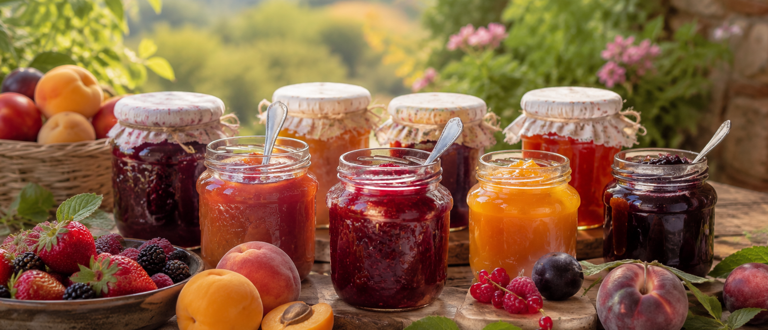 zomerse jam met minder suiker