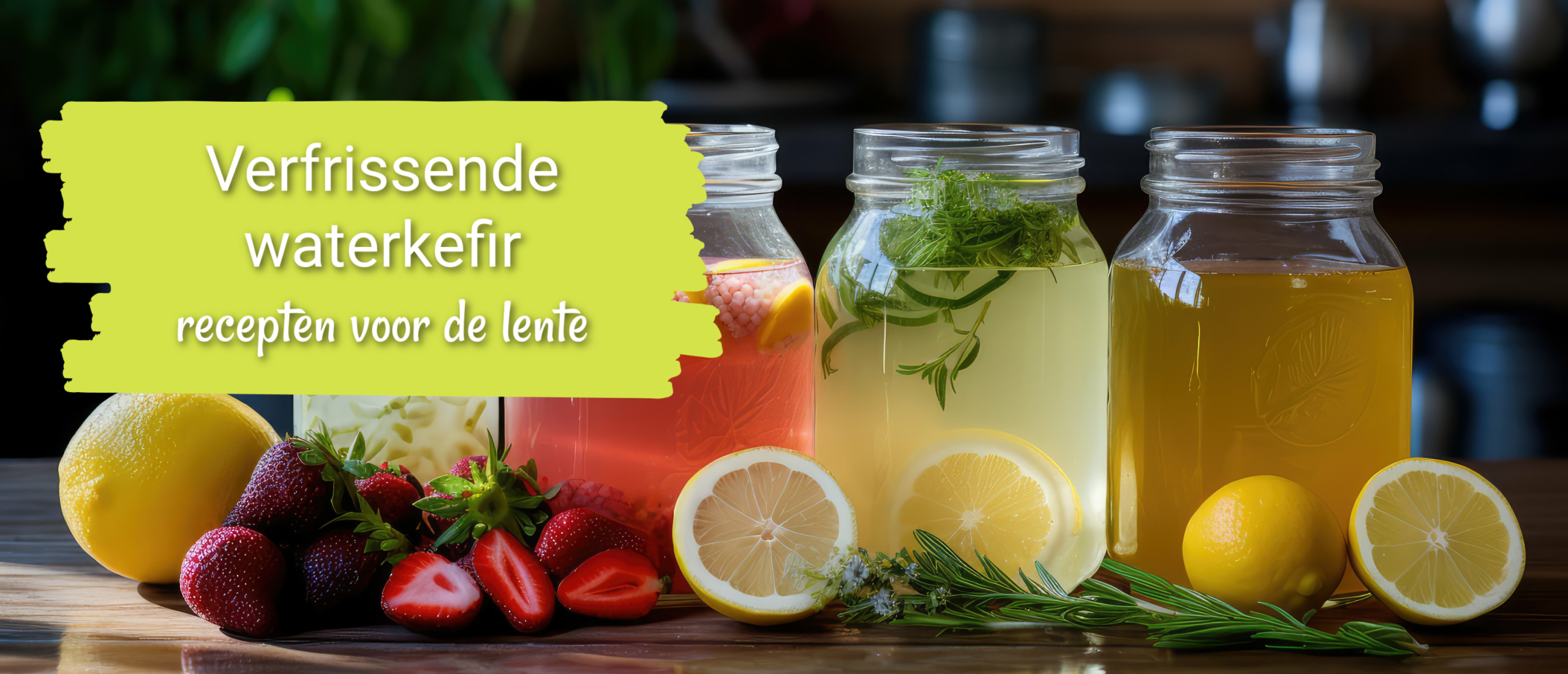 verfrissende waterkefir recepten