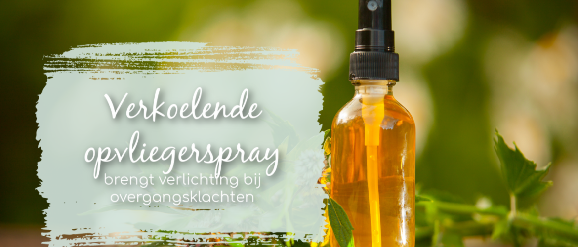 Verkoelende opvliegerspray, verlicht overgangsklachten