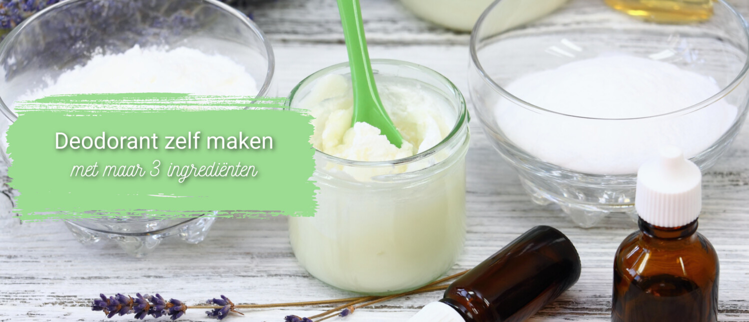 Deodorant, zelf maken met simpele ingrediënten.