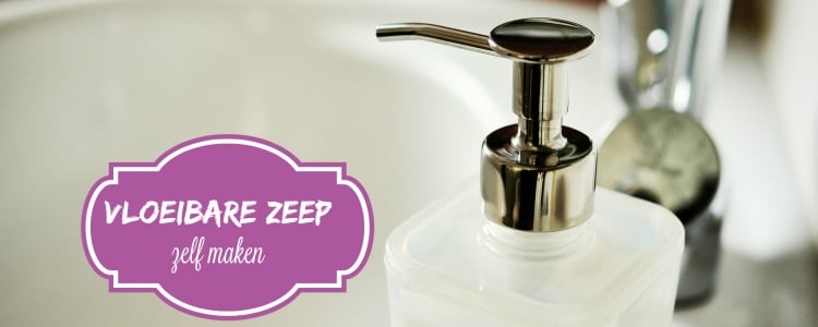 Vloeibare zeep, zelf maken van geraspte zeep en water