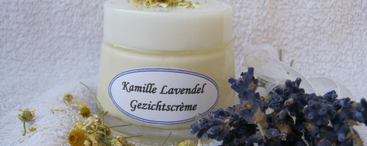 Kamille lavendel gezichtscreme, verzorgend en natuurlijk