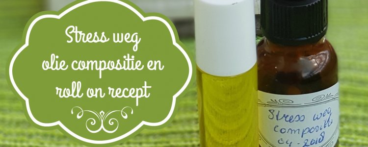 Stress weg compositie, en roll on voor directe ontspanning