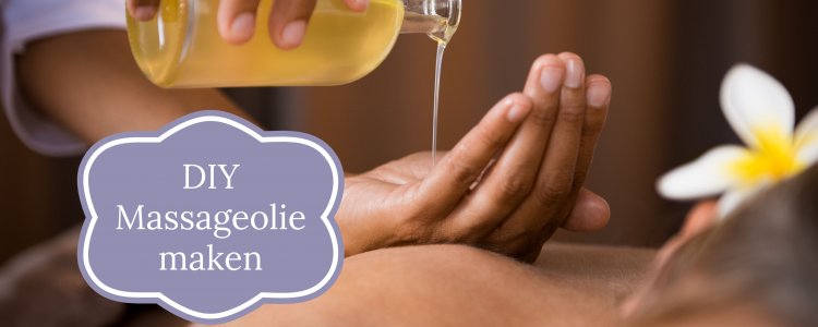 Massage olie maken, makkelijk en leuk om te doen