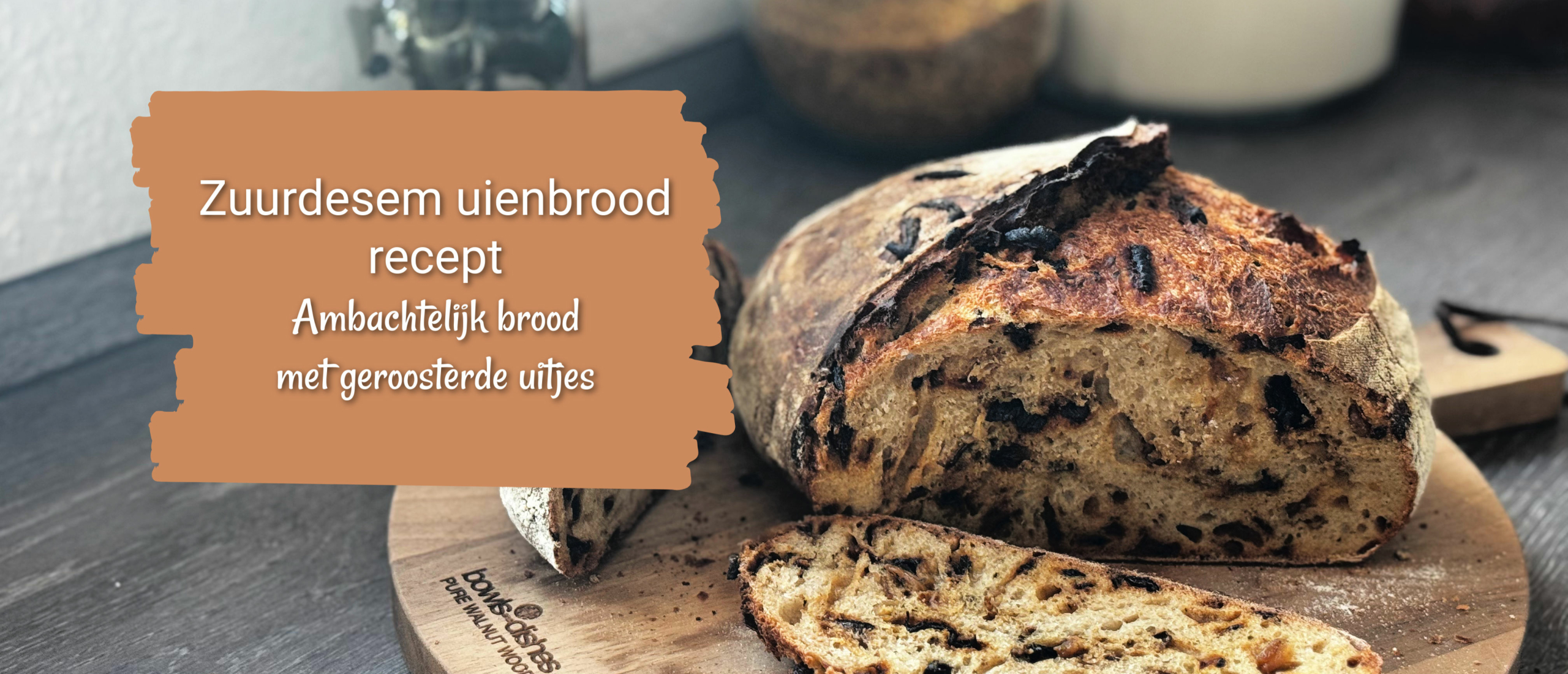 zuurdesem uienbrood