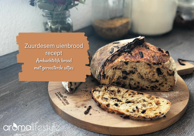 zuurdesem uienbrood
