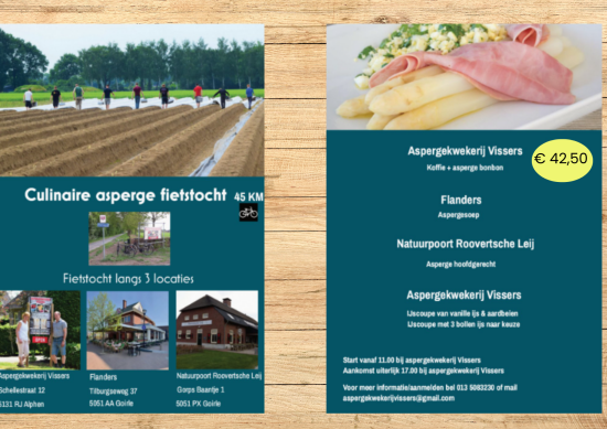 Culinaire aspergefietstocht