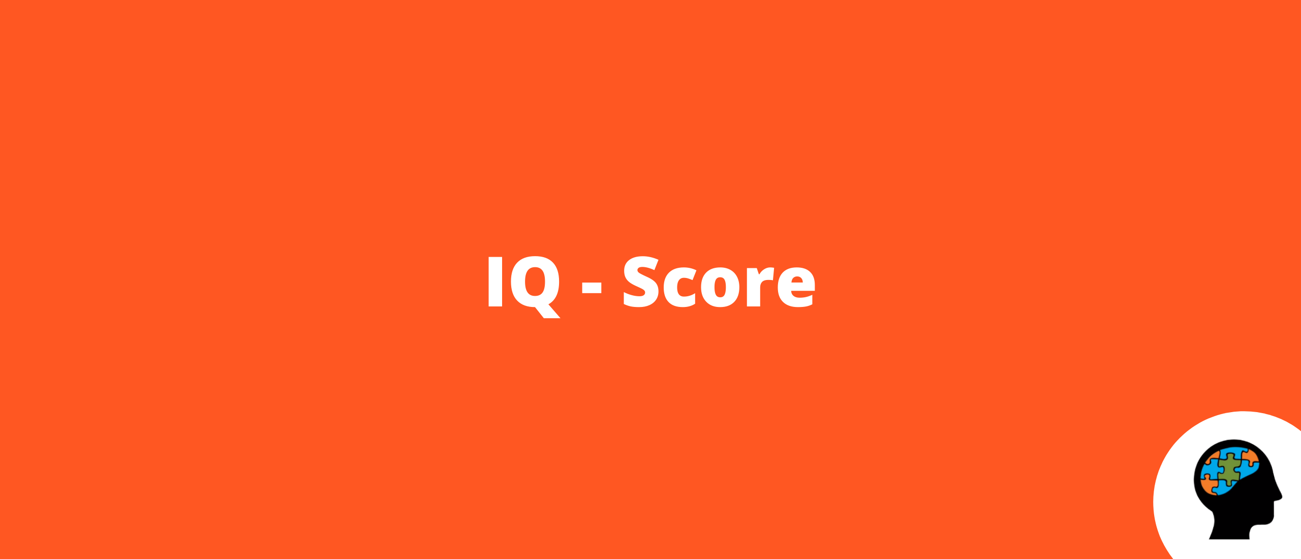 IQ - score