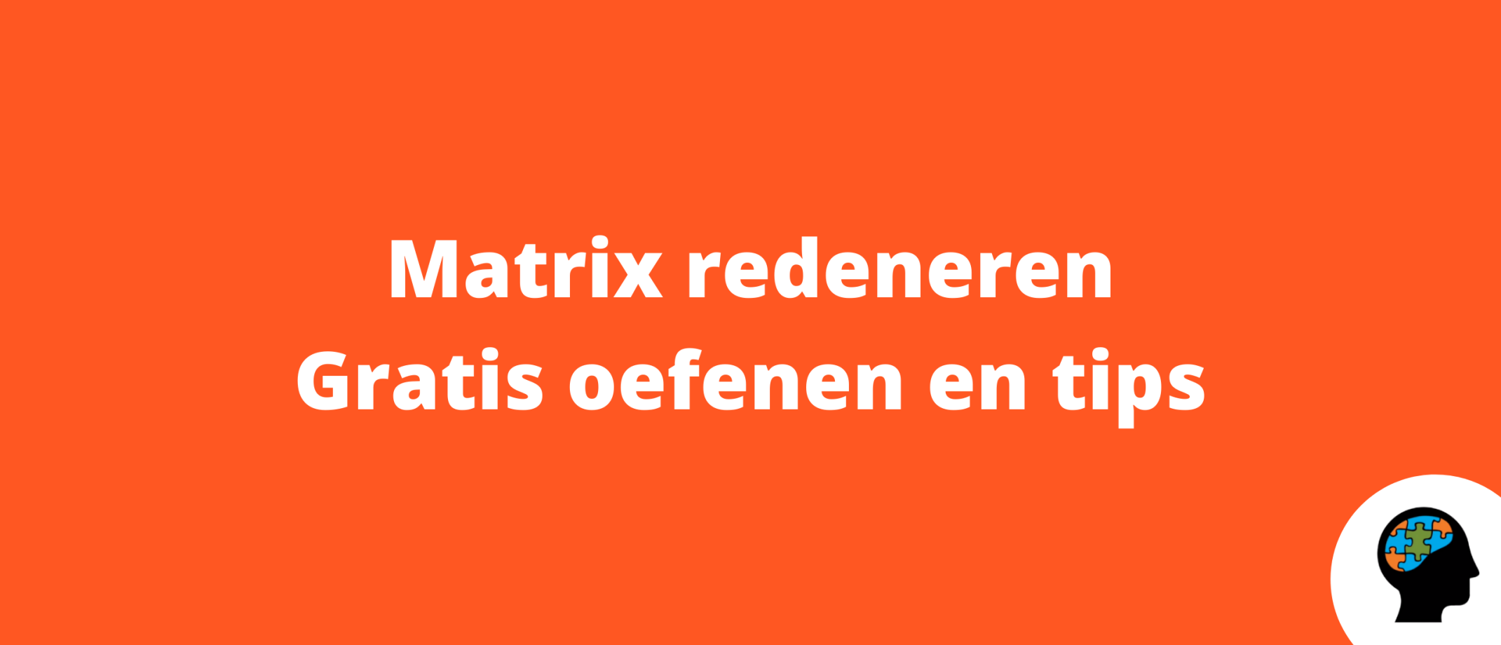 Matrix redeneren