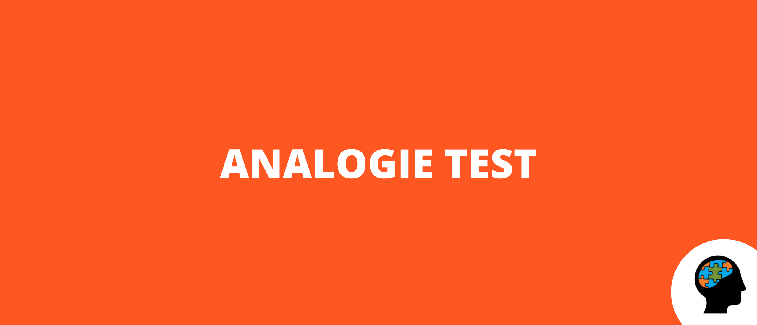 Analogie test