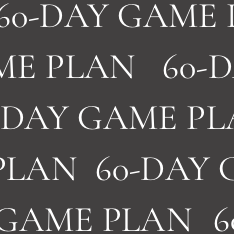 Astrid Joanne Damen - 60-day game plan