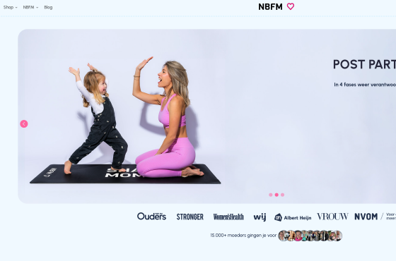 New Born Fit Mama video streaming with AudiencePlayer