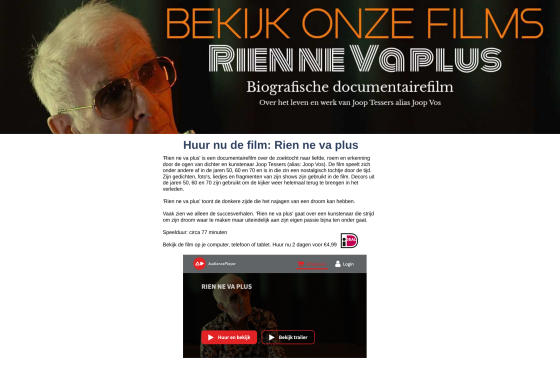 Rienne Vaplus is sold via AudiencePlayer publishing platform