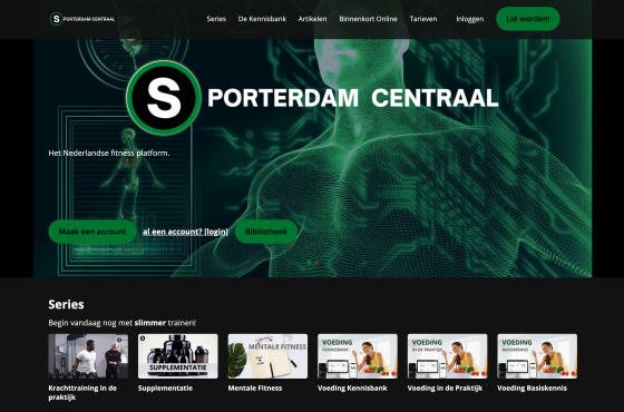 Sporterdam Centraal is built with AudiencePlayer