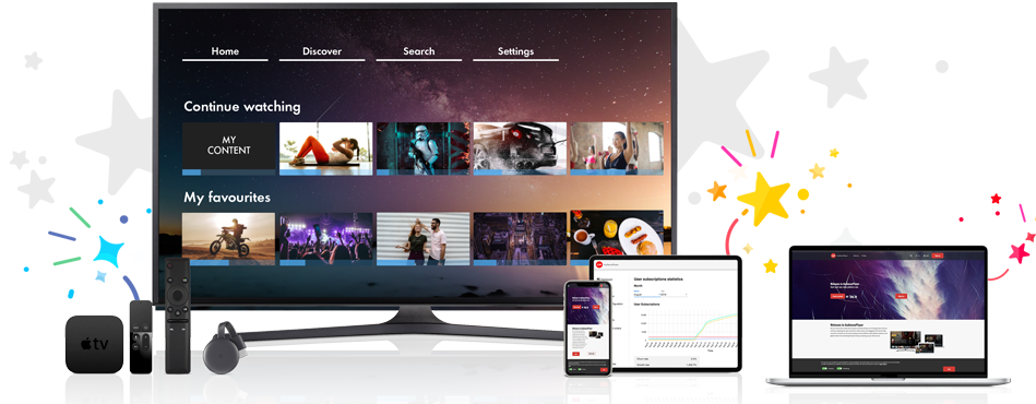 Start your own video platform on any device