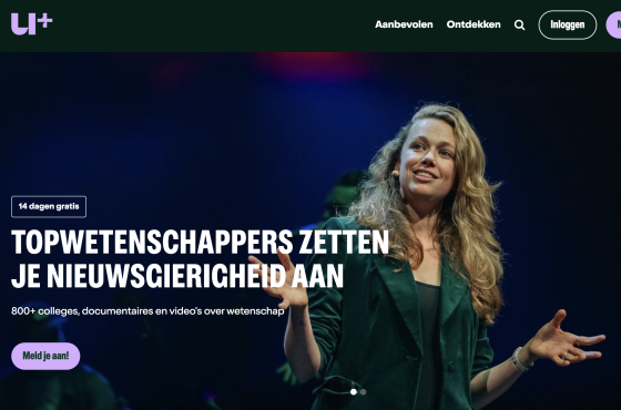 University of the Netherlands+ video platform