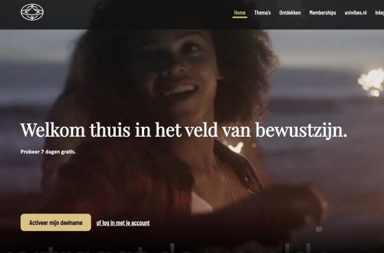 Univibes is built with AudiencePlayer