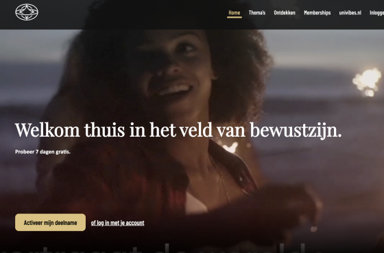 Univibes is gebouwd met AudiencePlayer