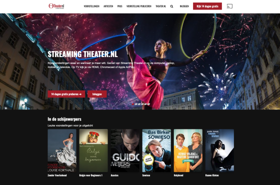 Streaming Theater is gebouwd met AudiencePlayer