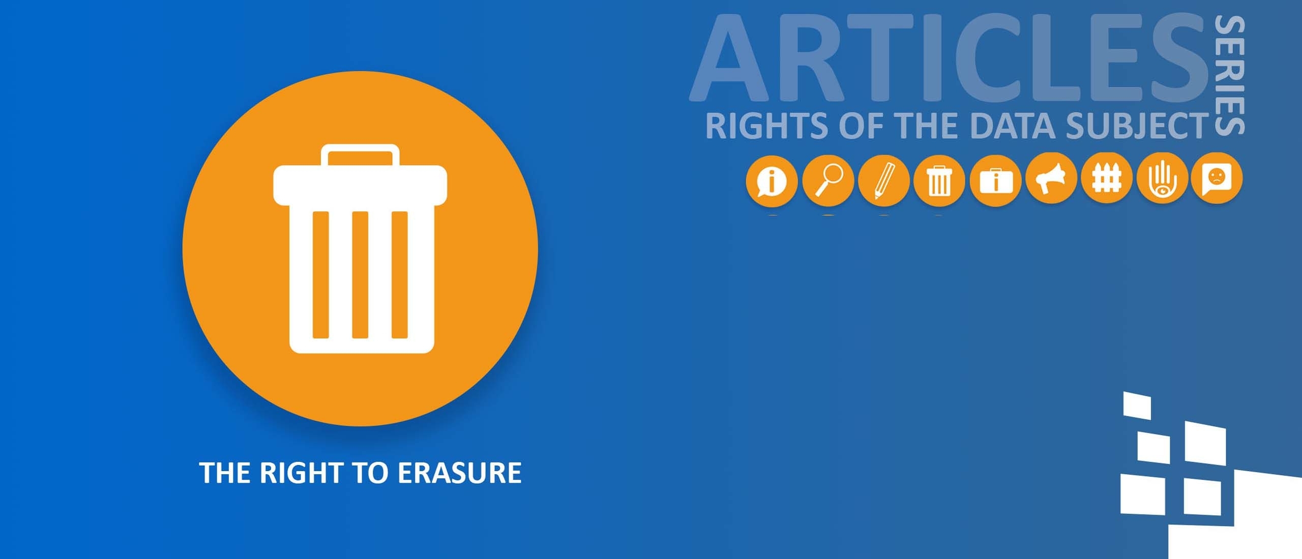 GDPR: The Right to Erasure