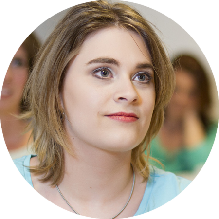 Cursist van de opleiding medewerker human resource mhr op school