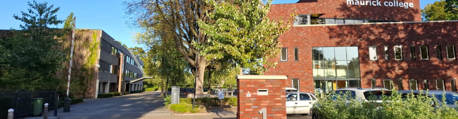 Ingang Maurick College Vught, locatie Avondopleidingen SKO