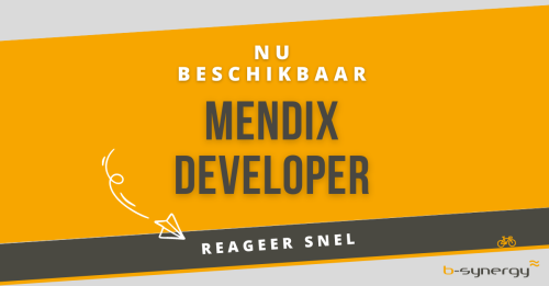 Mendix developer beschikbaar