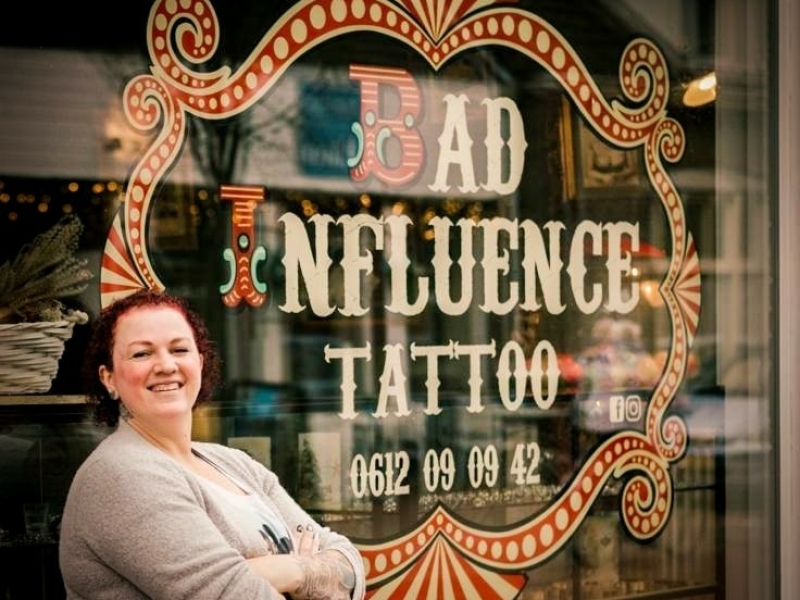 over bad influence tattoo