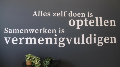 Alles zelf doen is optellen....