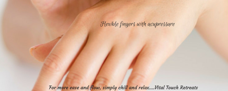 Stretching your hands and fingers with more ease using acupressure