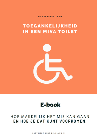 E-book - Verbeter de toegankelijkheid in een miva toilet - Bano Benelux