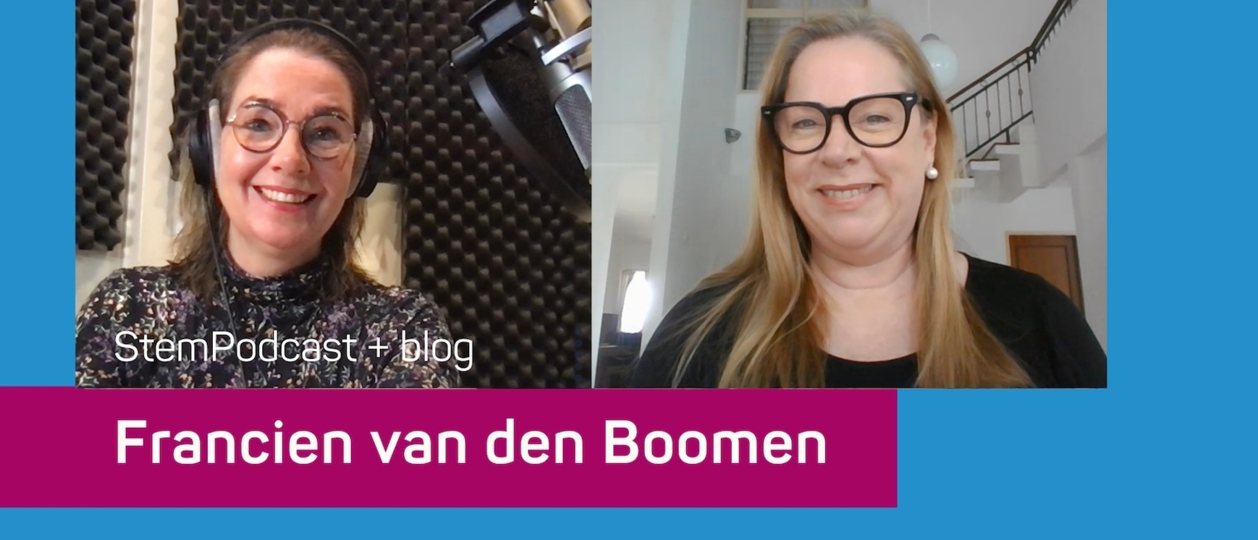 Businesscoach Francien van den Boomen in de StemPodcast: 'Je stem is onderdeel van je uniekheid, je authenticiteit'